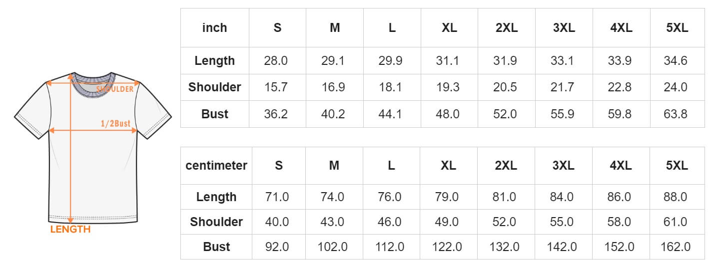 Size Chart 1